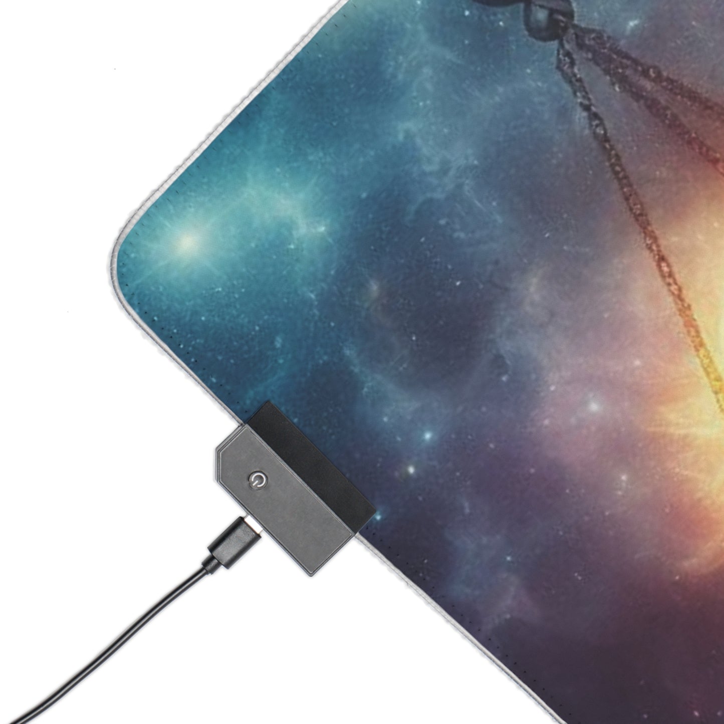 Cosmic Balance LED Gaming Mouse Pad - Perfect for Gamers and Mindfulness Enthusiasts